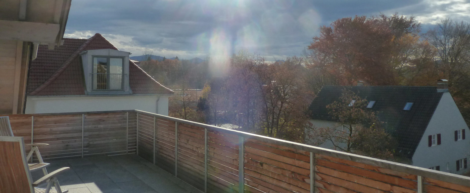 Großzügige barrierefreie Dachgeschosswohnung mit 3 Balkonen